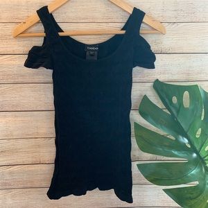 Bebe Cold Shoulder Too size P/S